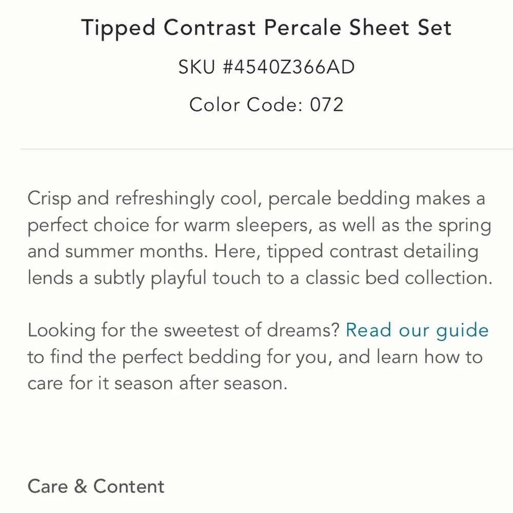 Duvet + pillow covers Tipped contrast percale duvet cover‎ Yellow & White